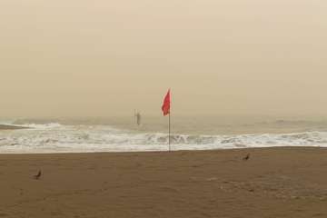 Telde advierte del peligro del baño en las playas del municipio (Foto Antonio Rico)
